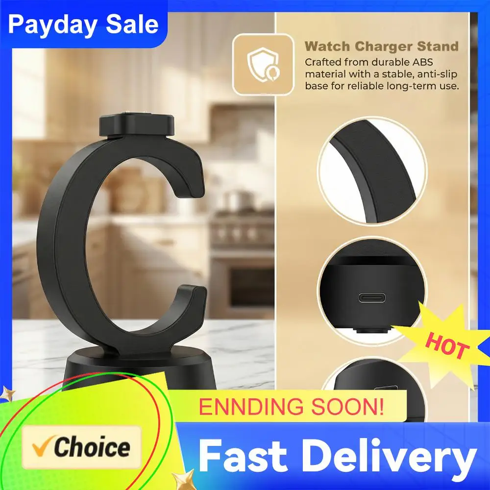 

Магнитная C-образная подставка для зарядки, сменные аксессуары, зарядное устройство для часов, совместимое с умными часами Xplora X6 Play / X6 Pro