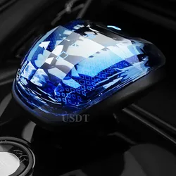 For BYD TANG HAN SONG PLUS PRO MAX QING PLUS 2020 2021 2022 2023 2024 Crystal Car Gear Shift Knob Cover Gears Handle Shifter