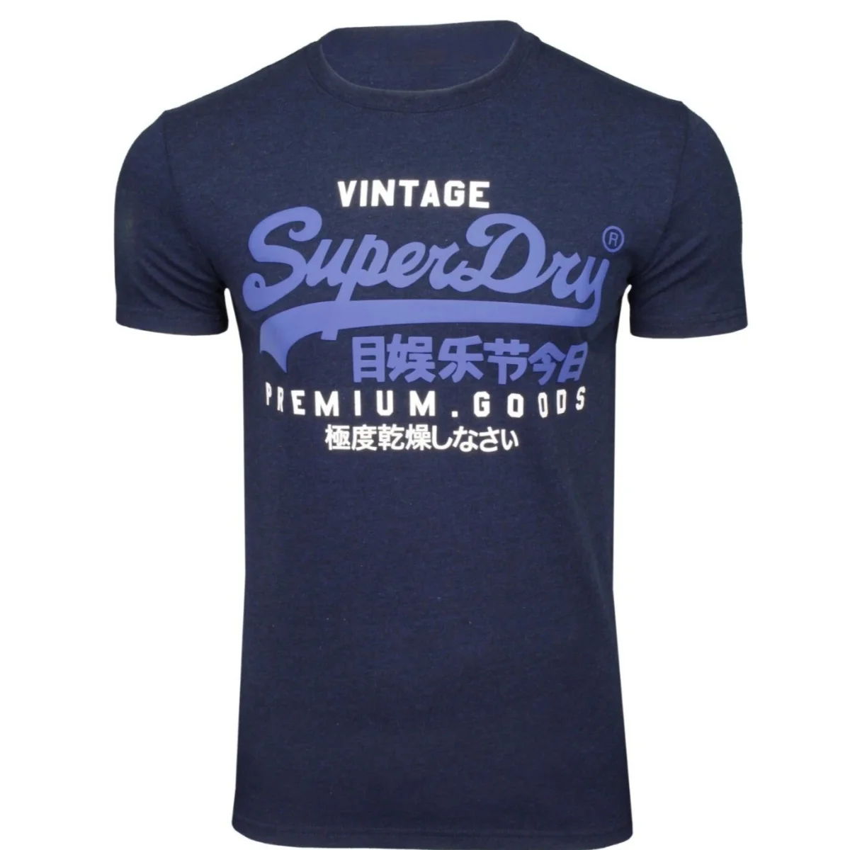 2026 Superdry Mens Vintage VL Noos T-Shirt Graphic Printing High-end Luxury Unisex Style Both of Men and Women