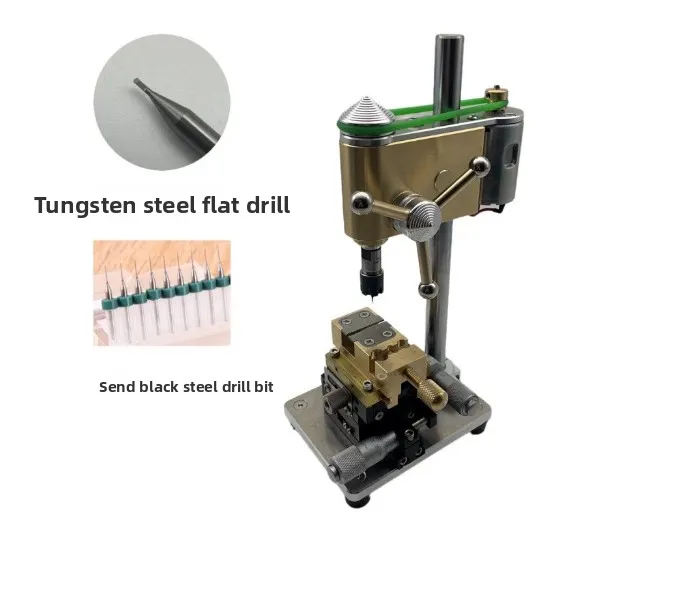 Professional Watch Repair Tools Reliable Mini Drilling Kit with Screw Extractor & PCB Clamp Durable for Watch Maintenance