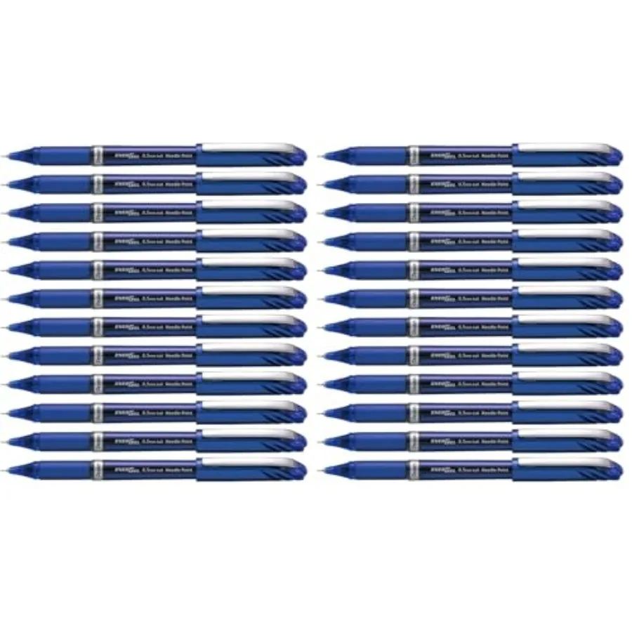 

® ЭнерГель ™ Гелевые ручки NV Liquid Fine Point 0.5 мм, чернила на 54% из переработанных материалов, упаковка из 24 ручек