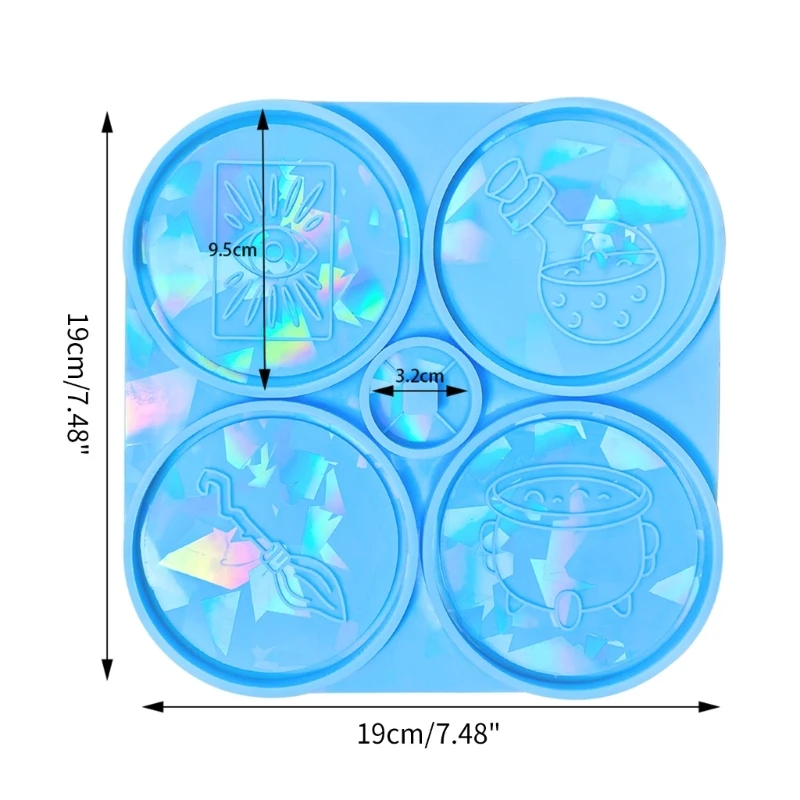 Resin Mould Table Cup Pad Placemat Potion Slicone Mold