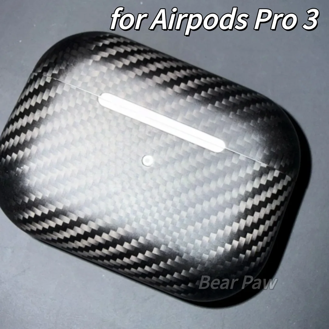 Real Aramid Fiber Case For Airpods Pro 2 3 ultra thin Carbon Fiber Cover for Airpods 4/Airpods pro 3 Carbon Fiber Earphone Cover