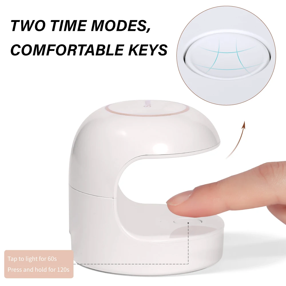 LINMANDA Mini UV LED مسمار مصباح المحمولة سريعة الجافة 18 واط هلام مسمار علاج مصباح ل هلام البولندية الراتنج الغراء هلام تمديد هلام مانيكير