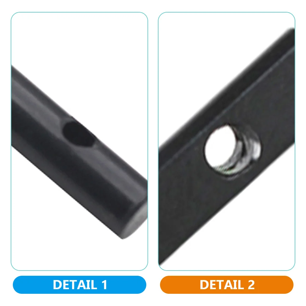 

1PC String Retainer Bar Electric Guitar Parts Accessories Metal Hardware Black Press String Buckle Screws Included