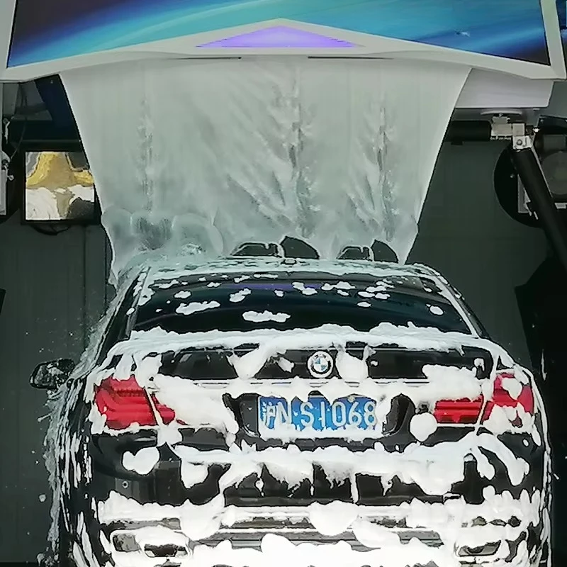 Automatic Car Wash Machine Touchless Drive Through Car Wash System for Gas Station Auto Detailing Shop Customized