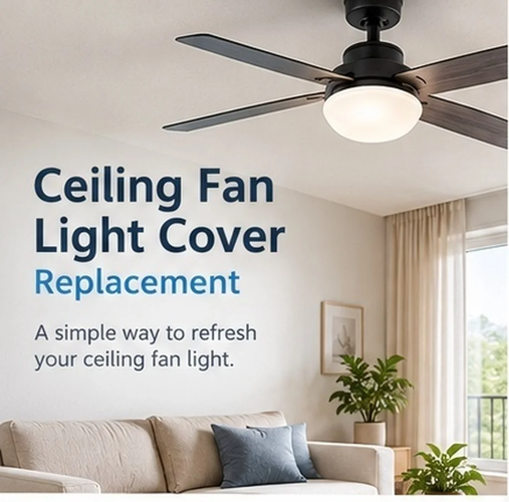 Frosted Acrylic Ceiling Fan Light Globe Cover Replacement 7.86 Inch Outer Diameter 7.5 Inch Inner Diameter for Home Office