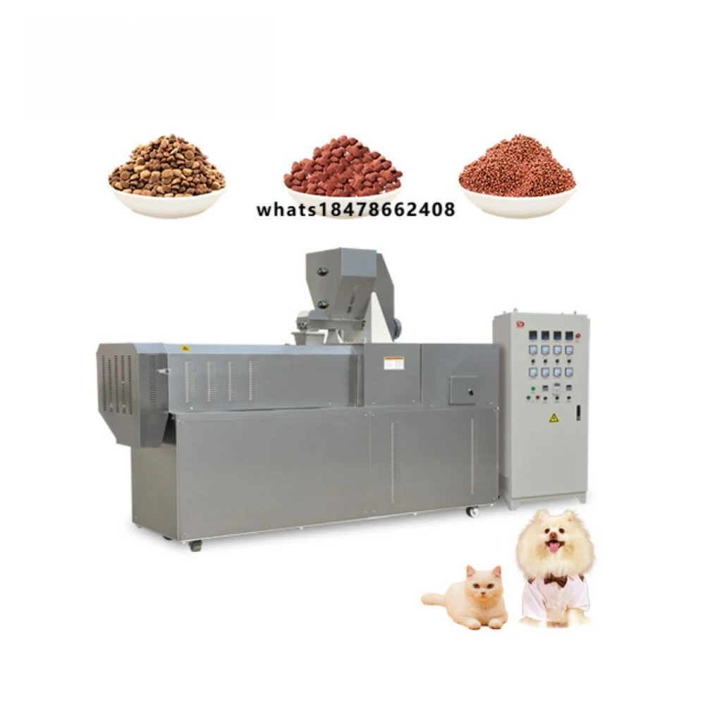 Small Scale Pet Food Processing Machines Dry Pet Food Pellet Making Machine Pet Food Manufacturing Machines
