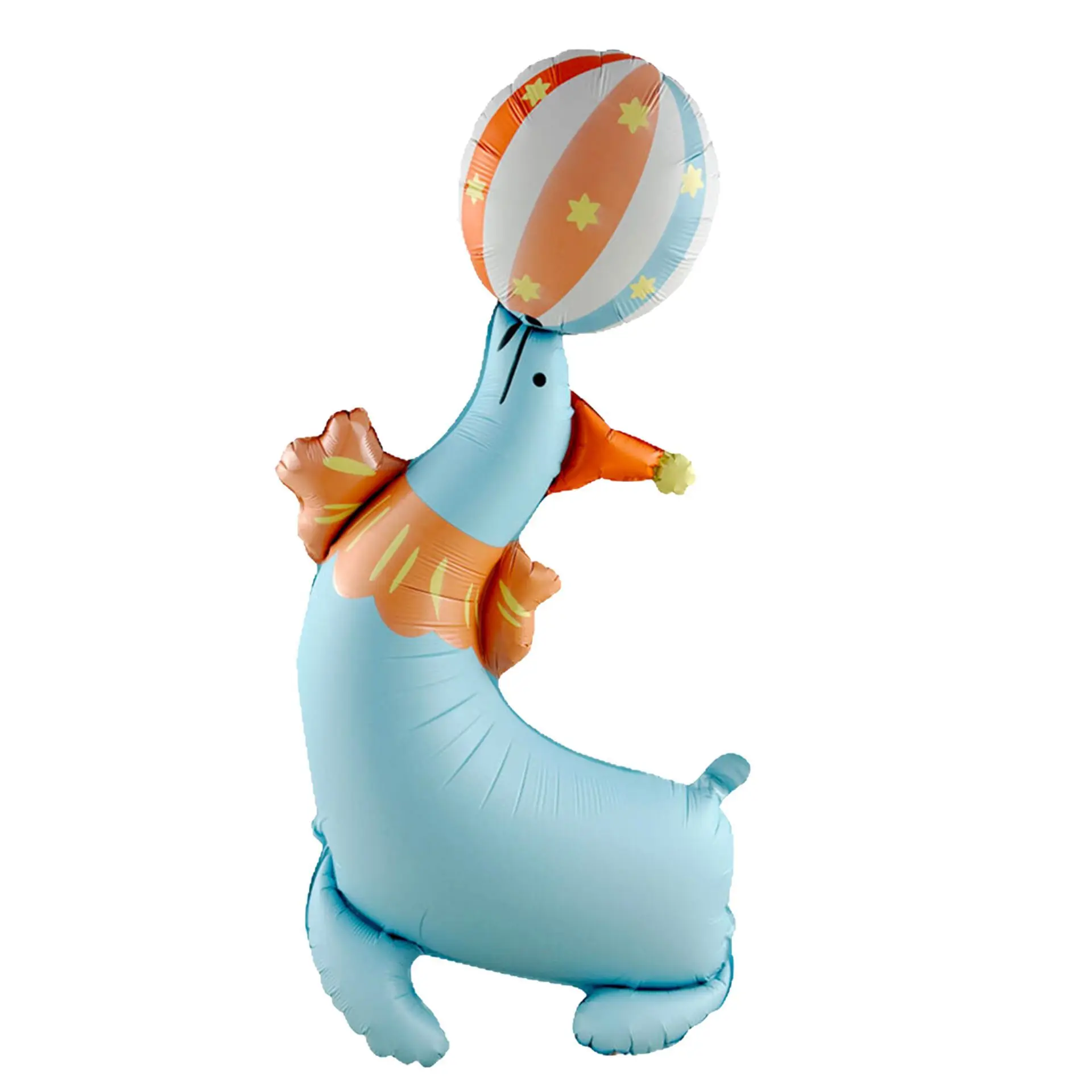 5pcs Circus Cartoon Animal Theme Balloon Bear Lion Aluminum Foil Balloon Monkey Tiger Happy Birthday Party Decoration