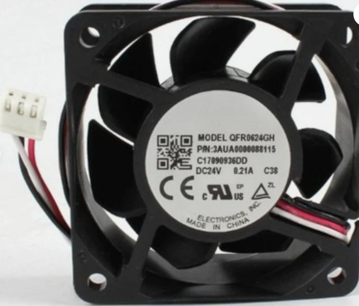 

Brand New Original QFR0624GH 3AUA0000088115 C17090790DD DC24V 0.21A Dual ball bearing cooling fan Fast Delivery