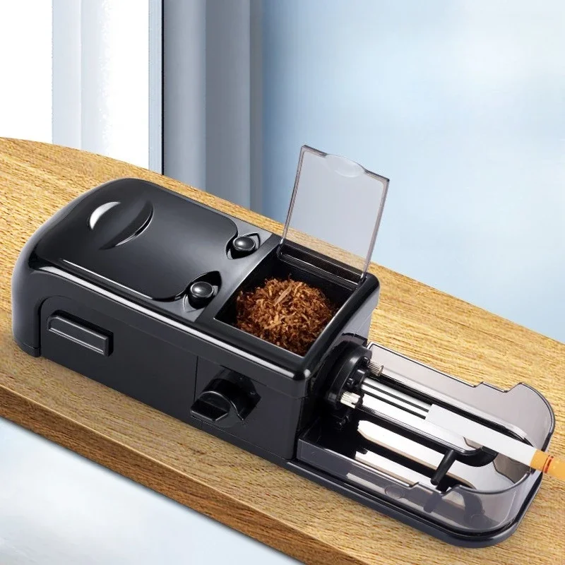 Electric Cones Rolling Machine Automatic Loader Portable Pre Rolled Cones Filling Tobacco Smoking King Size 65MM 80MM Injector
