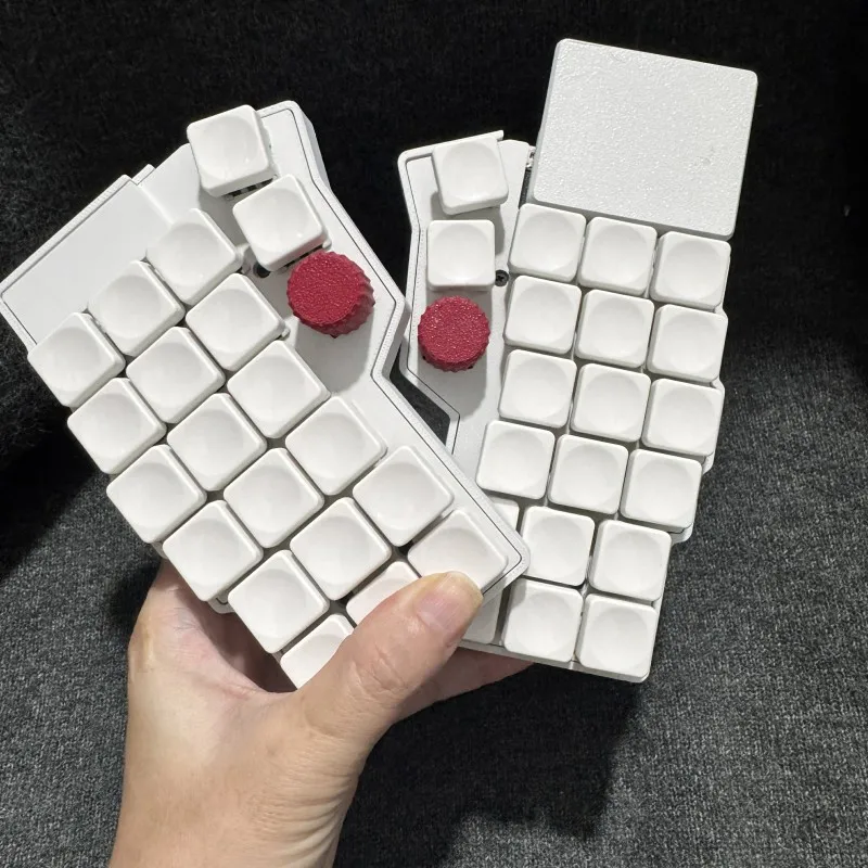 Diskon Besar Corne V4.1 Procyon Kit Keyboard Terpisah Kustom RGB VIA Bantalan Sentuh dengan Kenop Mouse Hot-swap DIY Ergonomi untuk Gamer MX