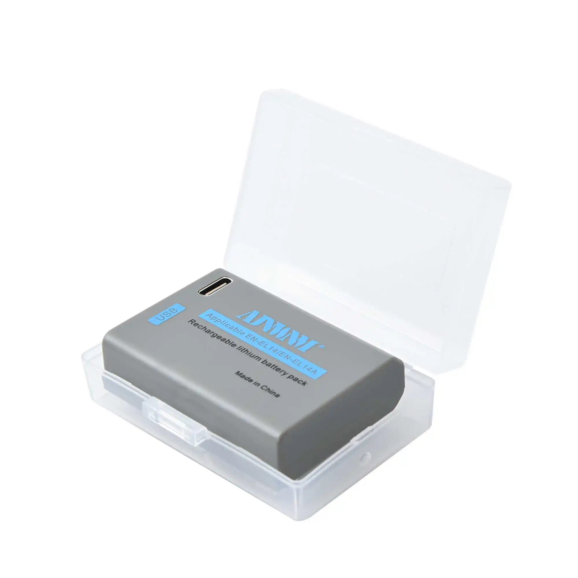 1850mAh EN EL14 EL14a EN-EL14 EN-EL14a بطارية كاميرا بمنفذ USB لنيكون P7000 P7800 D3100 D3400 D3500 D5100 D5300 D5600 P7700