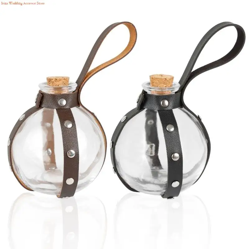 Accessoires G92d Pu en Potion Bottle Harness Medieval Pirate Potion Bottle Beltder pour Halloween Cosplay
