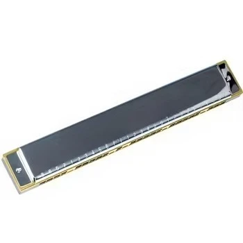 Professional 28-Hole Tremolo Harmonica Key of C Octave Sound Wide Range, Suitable for Adults Beginners & Self-Learners