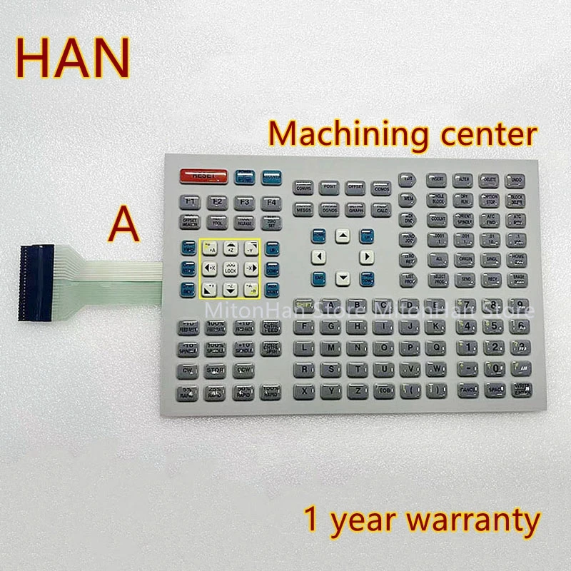 HAAS CNC 공작 기계 조작 패널 프레스 61-0201 머시닝 센터 61-0202 선반 멤브레인 키보드 필름 단추 키패드, 신제품