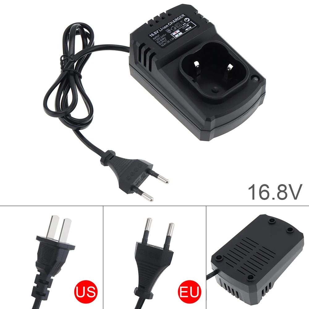 Lithium Battery Rechargeable Charger DC 16.8V Support 100-240V Power Source for Lithium Electrical Drill Electrical Screwdriver