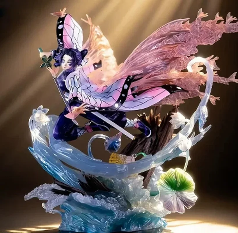 Anime-Figur Ghost Slayer Muichiro Shinobu Actionfigur Statue Trendiges Sammlermodell Desktop-Ornament Einzigartiges Geschenk für Anime-Fans