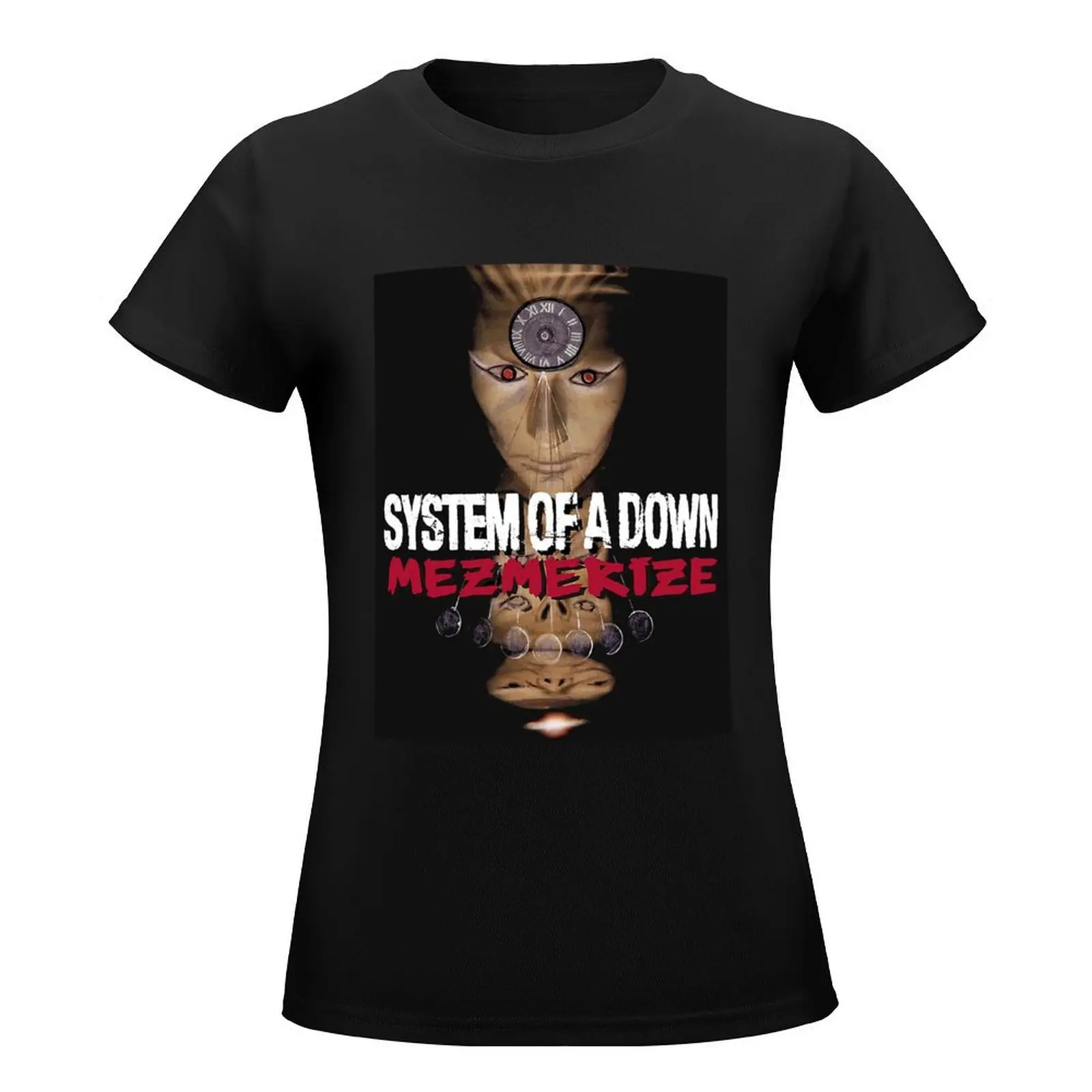 System of a down T-Shirt graphics Female clothing t-shirt dress for Women long