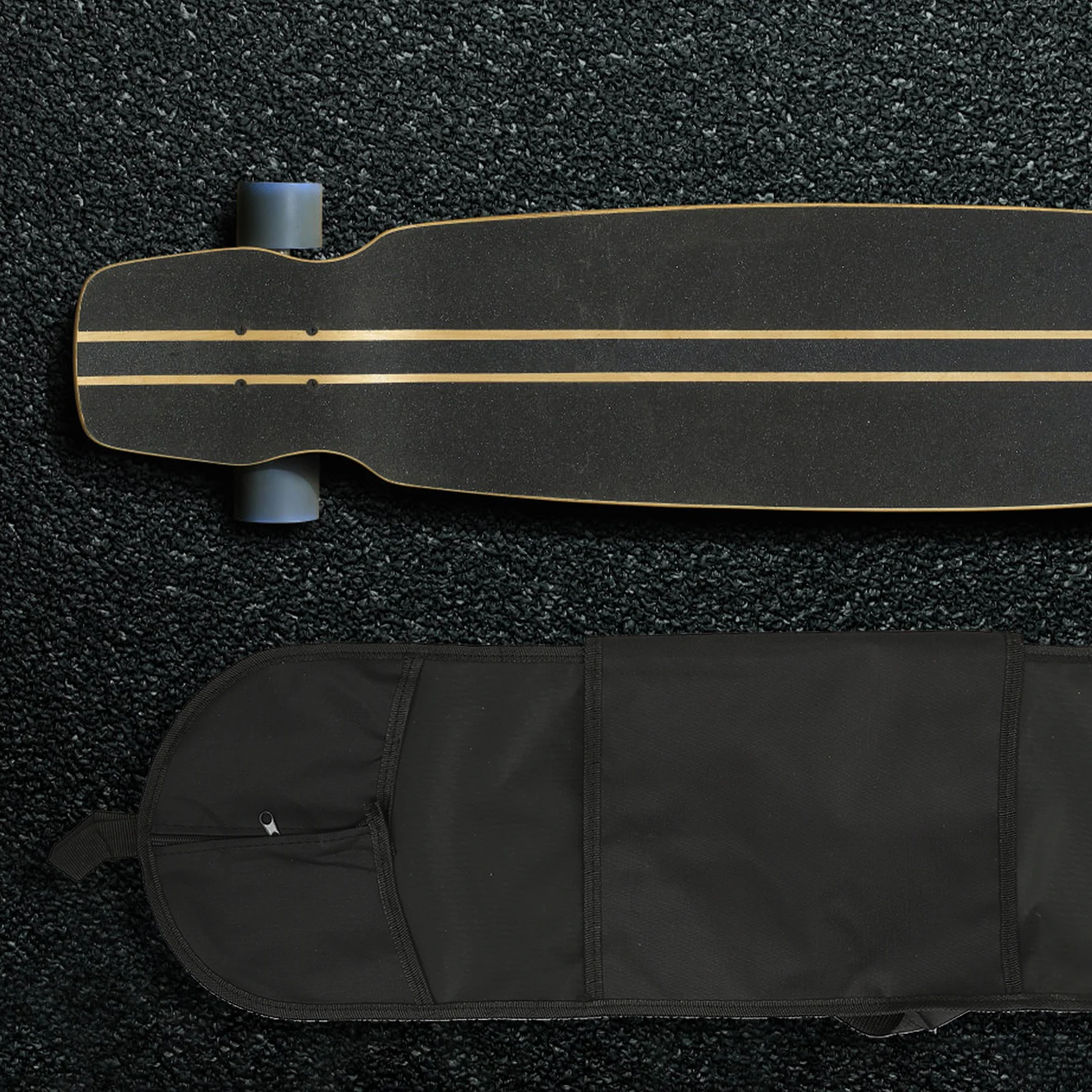 قطعة واحدة من حقيبة لوح التزلج خفيفة الوزن ومتينة من البوليستر حقيبة حمل على الكتف لحماية التزلج على الجليد في الهواء الطلق والسفر #2