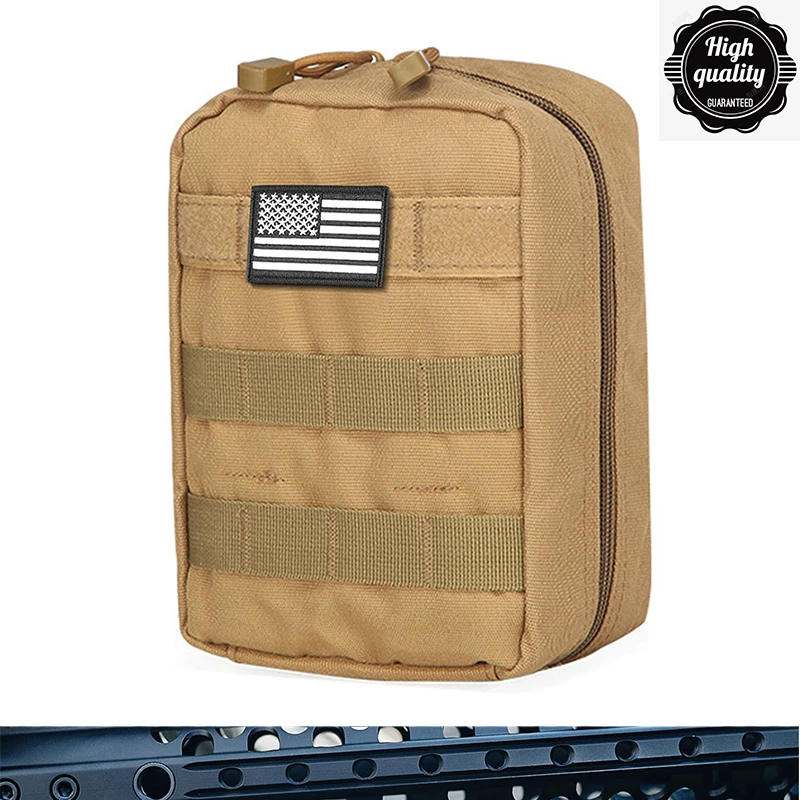 

First Aid Pouch Patch Bag Vests Belts Molle Hook and Loop Amphibious Tactical EMT Emergency EDC Rip-Away