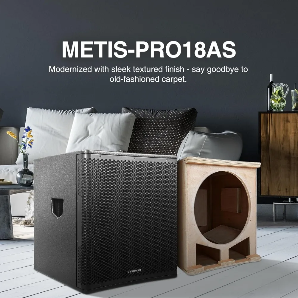 

METIS Series Pair of 2400 Watts 18" Powered PA/DJ Subwoofer