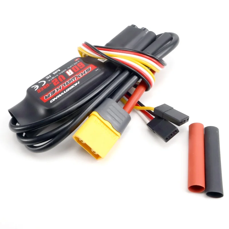 Hobbywing 60A V2 ESC 속도 조절기 RC 비행기 및 헬리콥터용 UBEC 포함