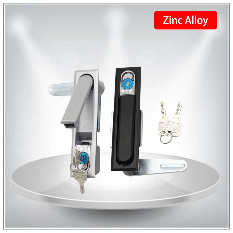 

Zinc Alloy Flat Plate Lock Distribution Box Industrial Automation Switchgear Electrical Box Anti-Theft Lock