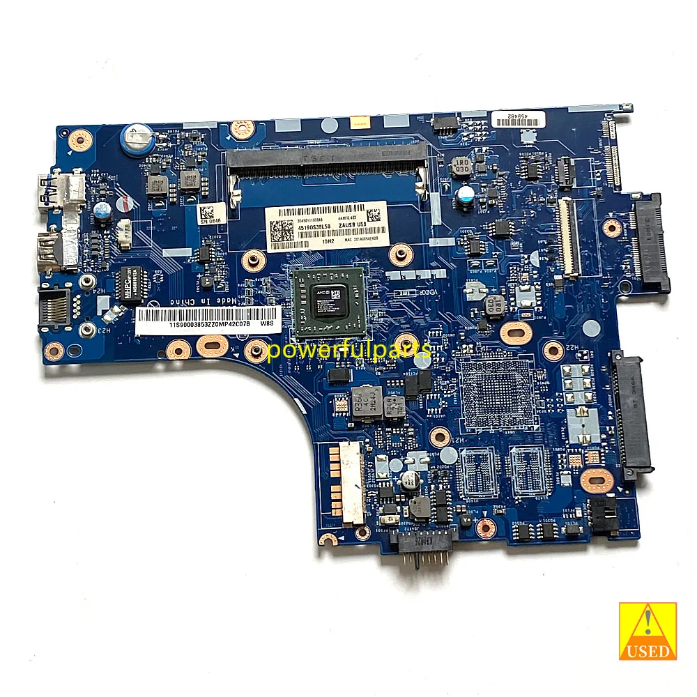 

used working good ZAUSA LA-A331P For Lenovo ideapad S415 Laptop Motherboard AMD CPU Onboard tested ok