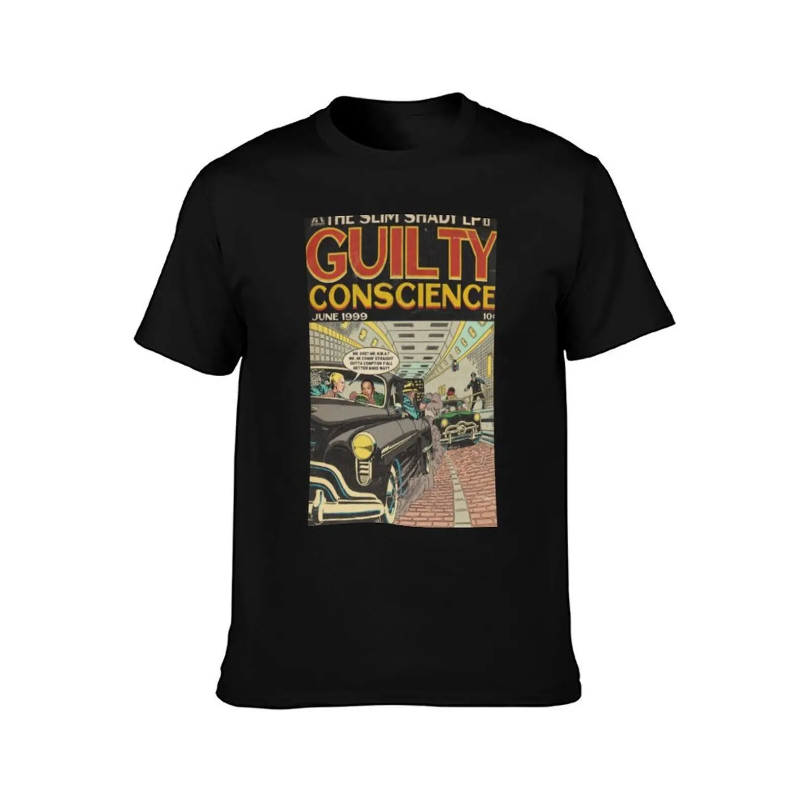 Eminem & Dre - Guilty Conscience T-Shirt Big Size Loose Fit Tee Shirt