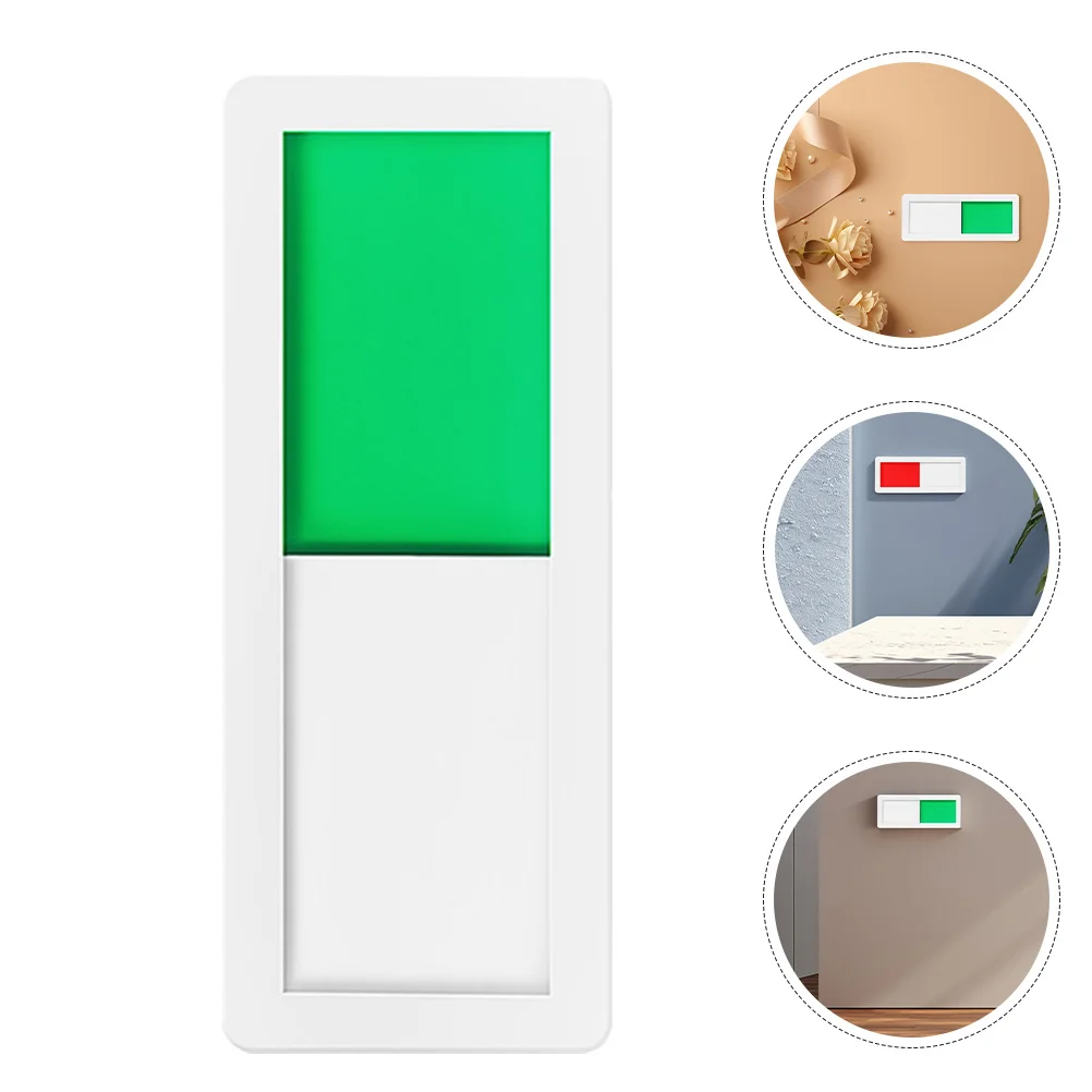 

5Pcs Sliding Privacy Sign Do Not Disturb Occupied Vacant Door Indicator for Home Office Bathroom Hotel Office Restroom Slider