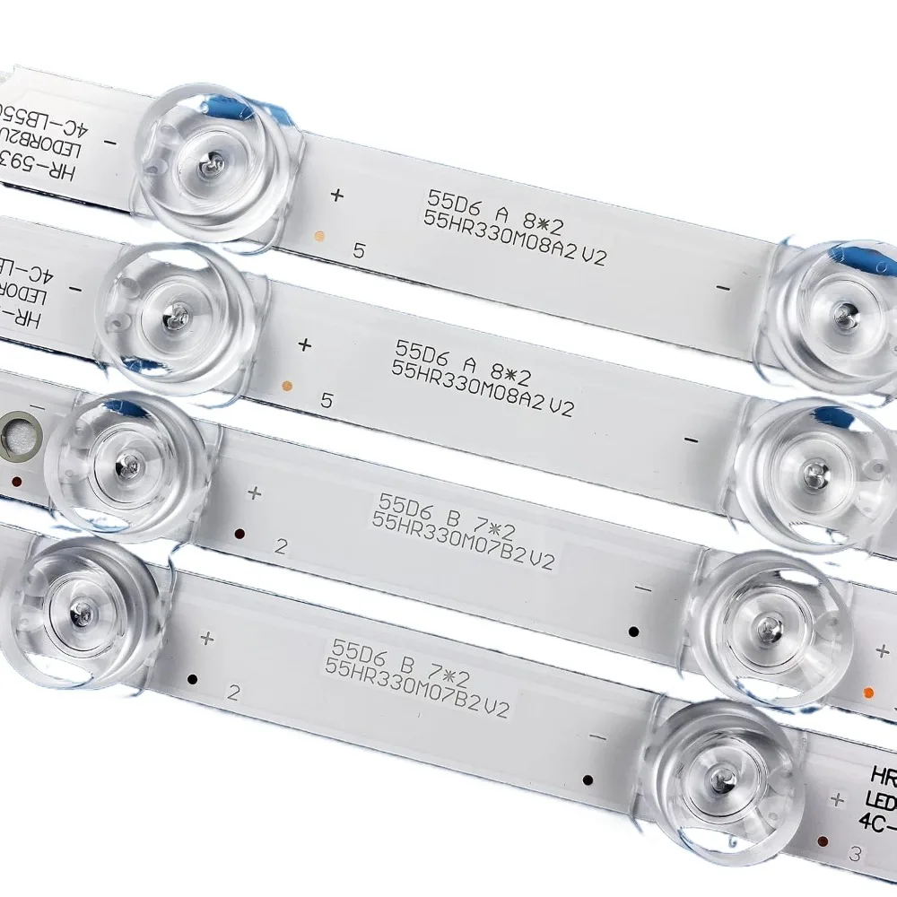 Led Backlight Strips Replacement for TCL 55'' TV  55S423 55S425 55D6  55U3900C  4C-LB5508-HR06J 55HR330M07B2 55HR330M08A2