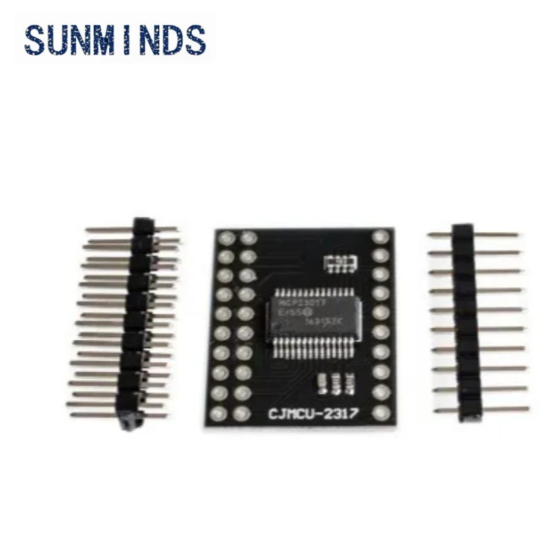 MCP23017 I2C Interface 16bit I/O Extension Module Pin Board IIC to GIPO Converter 25mA1 Drive Power Supply for Arduino and C51