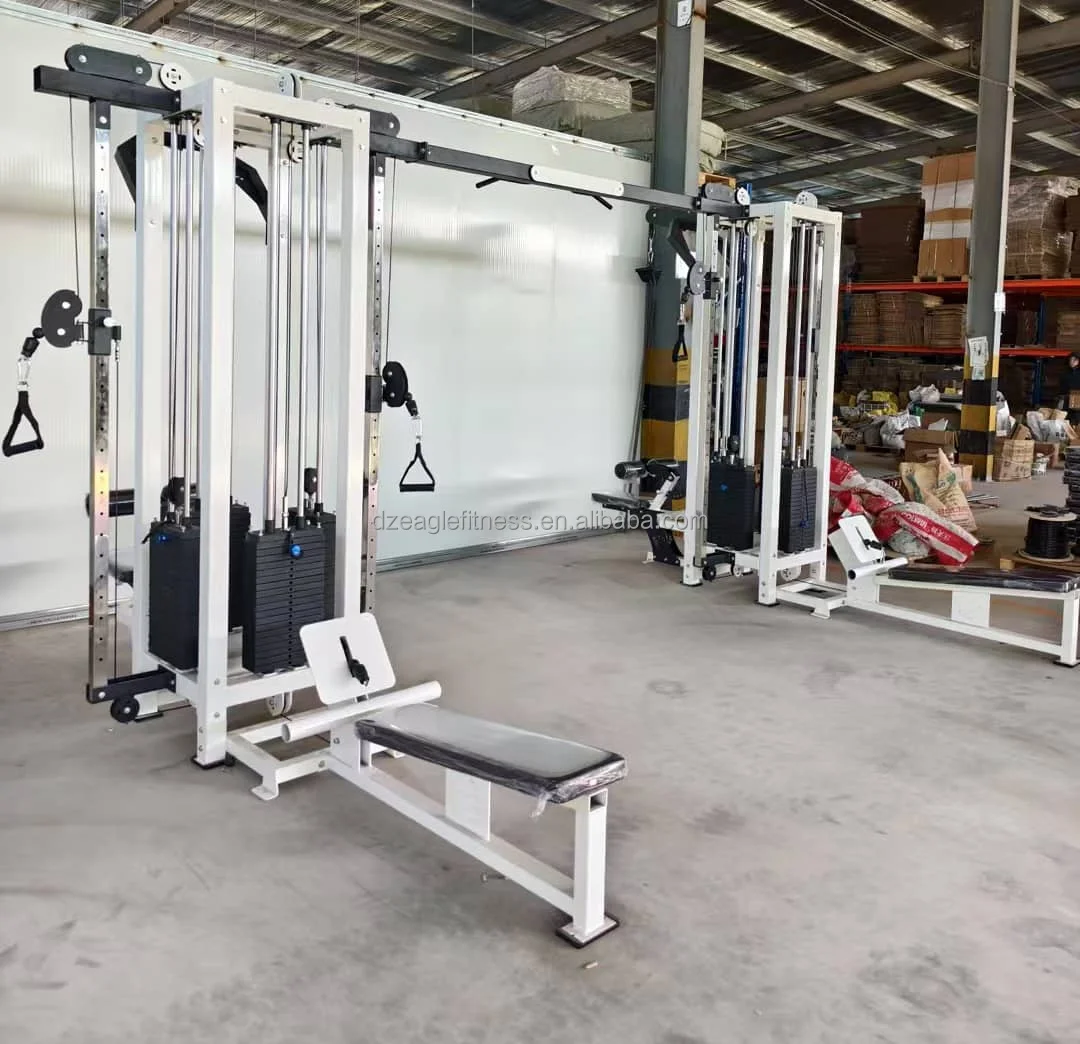 المصنع مباشرة بيع معدات اللياقة البدنية الصالة الرياضية التجارية آلة التدريب المتكاملة آلة سميث #4