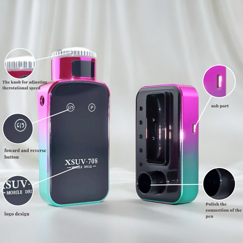 45000 RPM 네일 드릴 머신 충전식 네일 폴리싱 저소음 전기 파일 네일 샌더 매니큐어 네일 살롱 가정용 도구