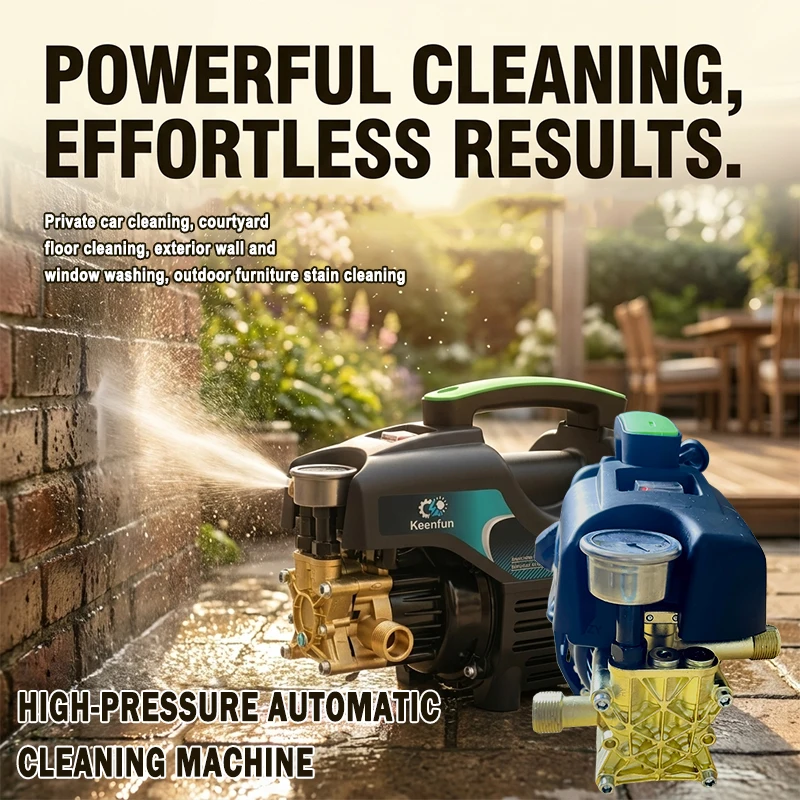 High Pressure Car Washing Machine 3500W High Power Electric Car Washer Multifuntional Portable Water Gun Kit Home Floor Cleaner