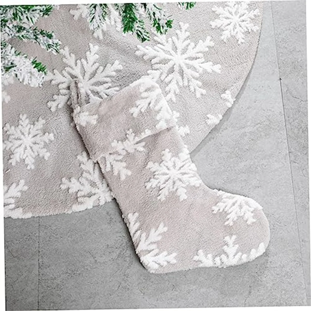 Christmas Socks Pendant Gift Storage Bag Pouch Candy Storage Bag Festival Adornment Candy Christmas Tree image 3