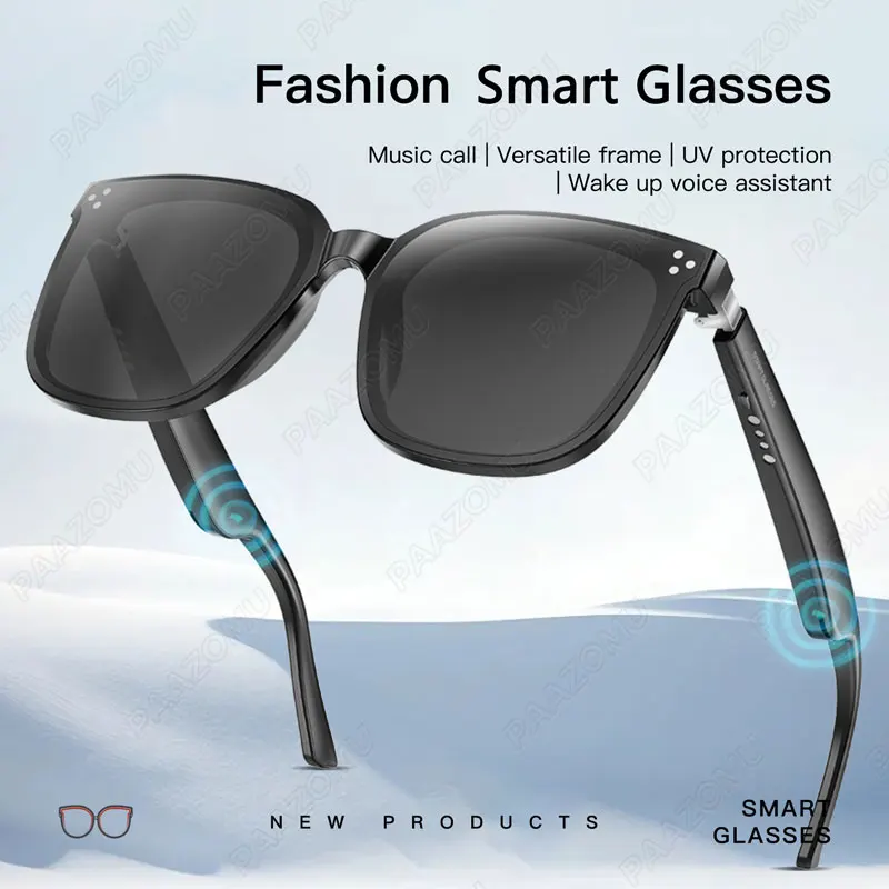 

2 in 1 Fashion Smart Sunglasses Wireless Bluetooth Earphones Outdoor Sports Hands Free Call Stereo Music Glasses For Android iOS