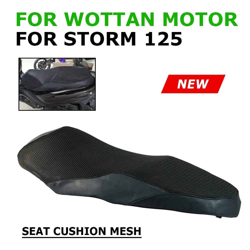 For Wottan Storm 125 Storm-T 125 Motorcycle Accessories Mesh Breathable Seat Cushion Cover Heat Insulation Seat Cover Protector