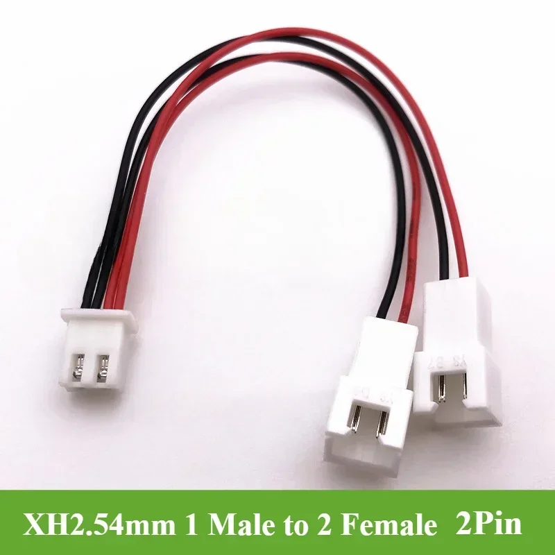 XH2.54 1 à 2 voies Mini câble de ventilateur GPU 2/3/4/5/6Pin CPU PWM câble de connecteur de ventilateur plomb Y séparateur fendu deux ligne de ventilateur