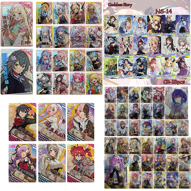 Japanese Anime 1M14 Goddess Story Temari Tsukimura Europa Takanashi Rikka Collectible Cards Christmas Birthday Children's Toys