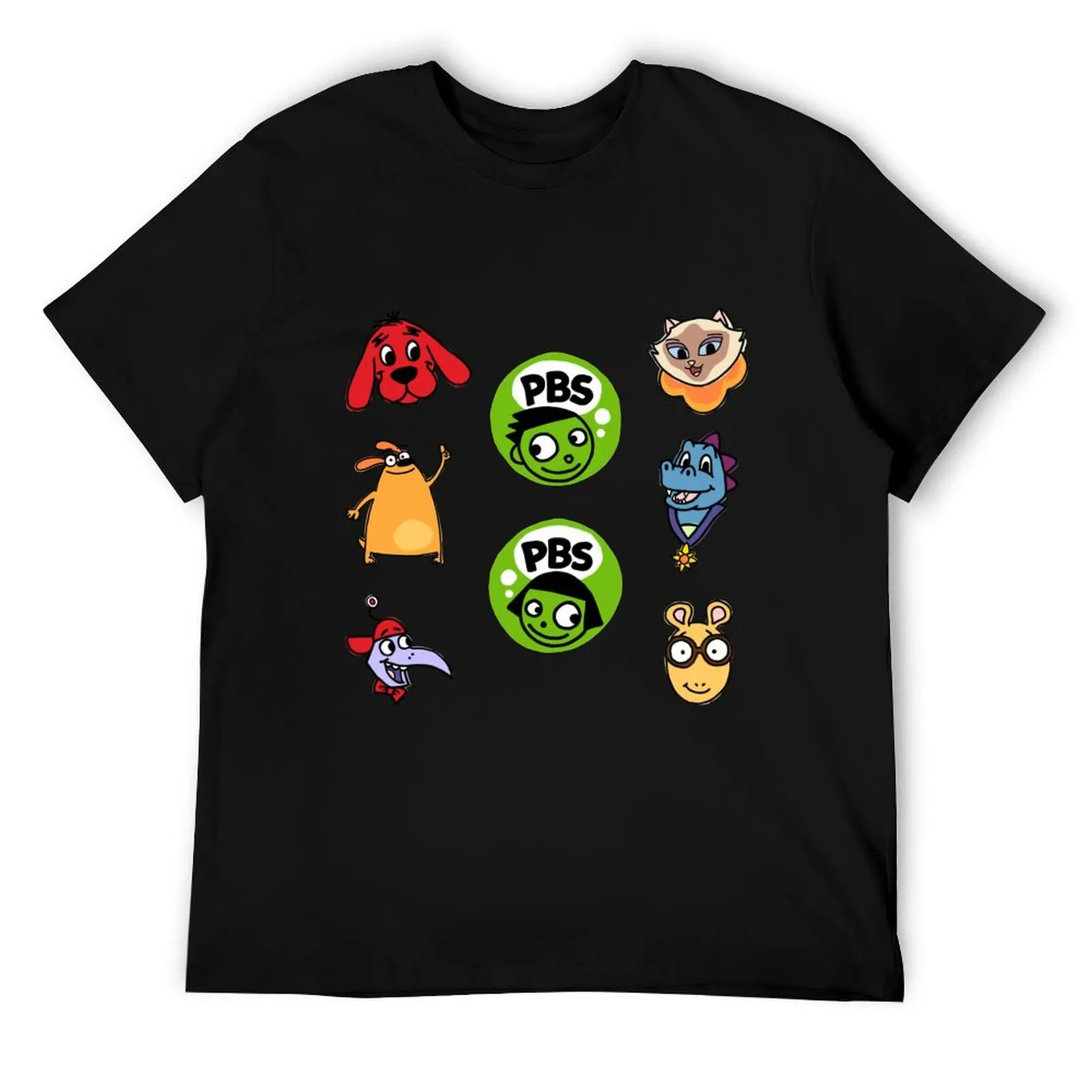 

Public Television Heroes PBS Kids T-Shirt man t shirts for men graphic t shirts for man T-Shirt