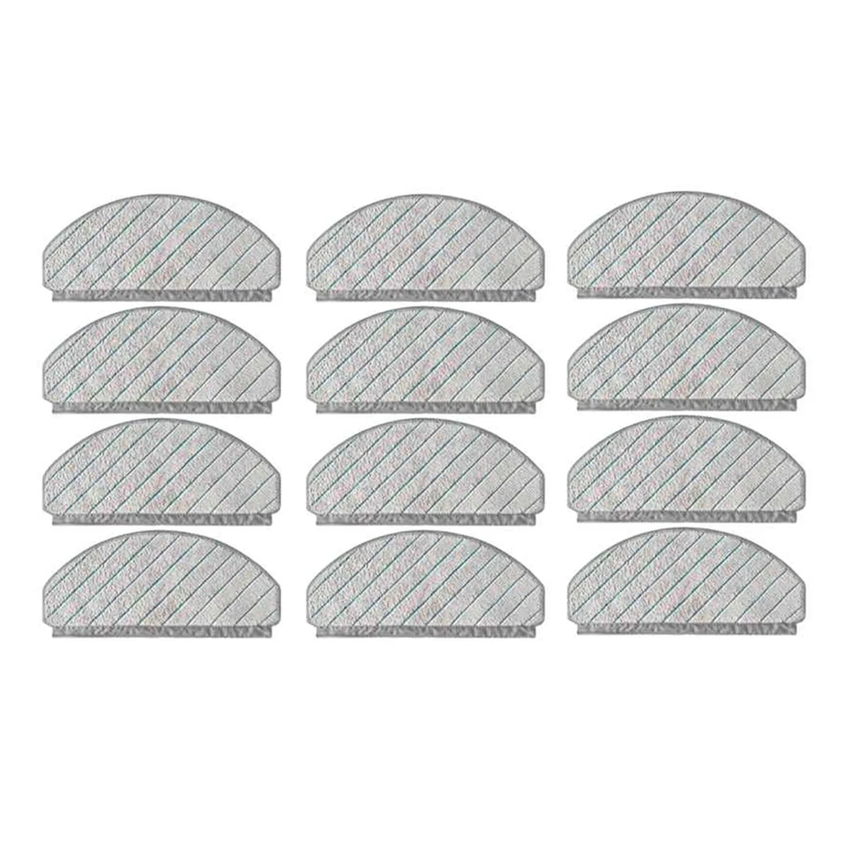 12 Pcs Cleaning Rag for Ecovacs Debot N20 / N20 Plus / N20 Pro Plus Robot Vacuum Cleaner Parts Replacement