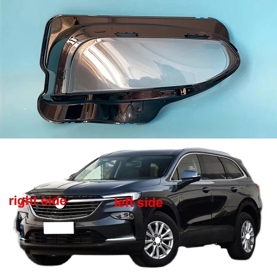 For Buick Enclave 2020 2021 2022 2023 Headlamp Cover Transparent Headlight Shell Lens Plexiglass Replace Original Lampshade