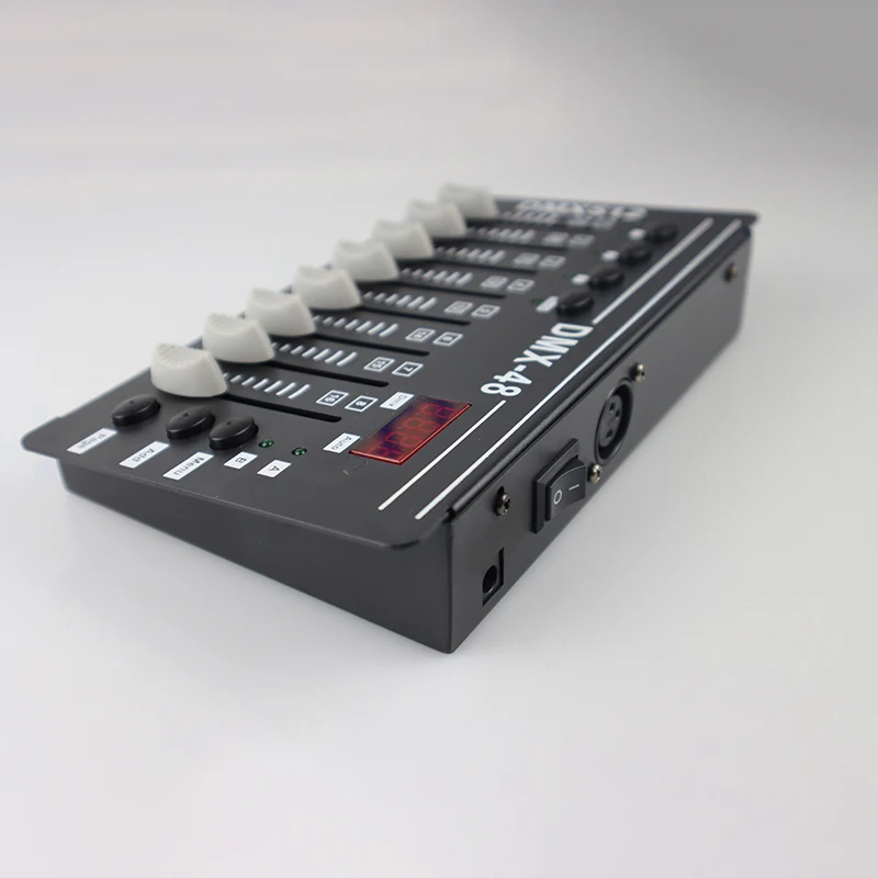 Mini DMX 512 Console Controller para Stage Light, Luzes DJ XLR