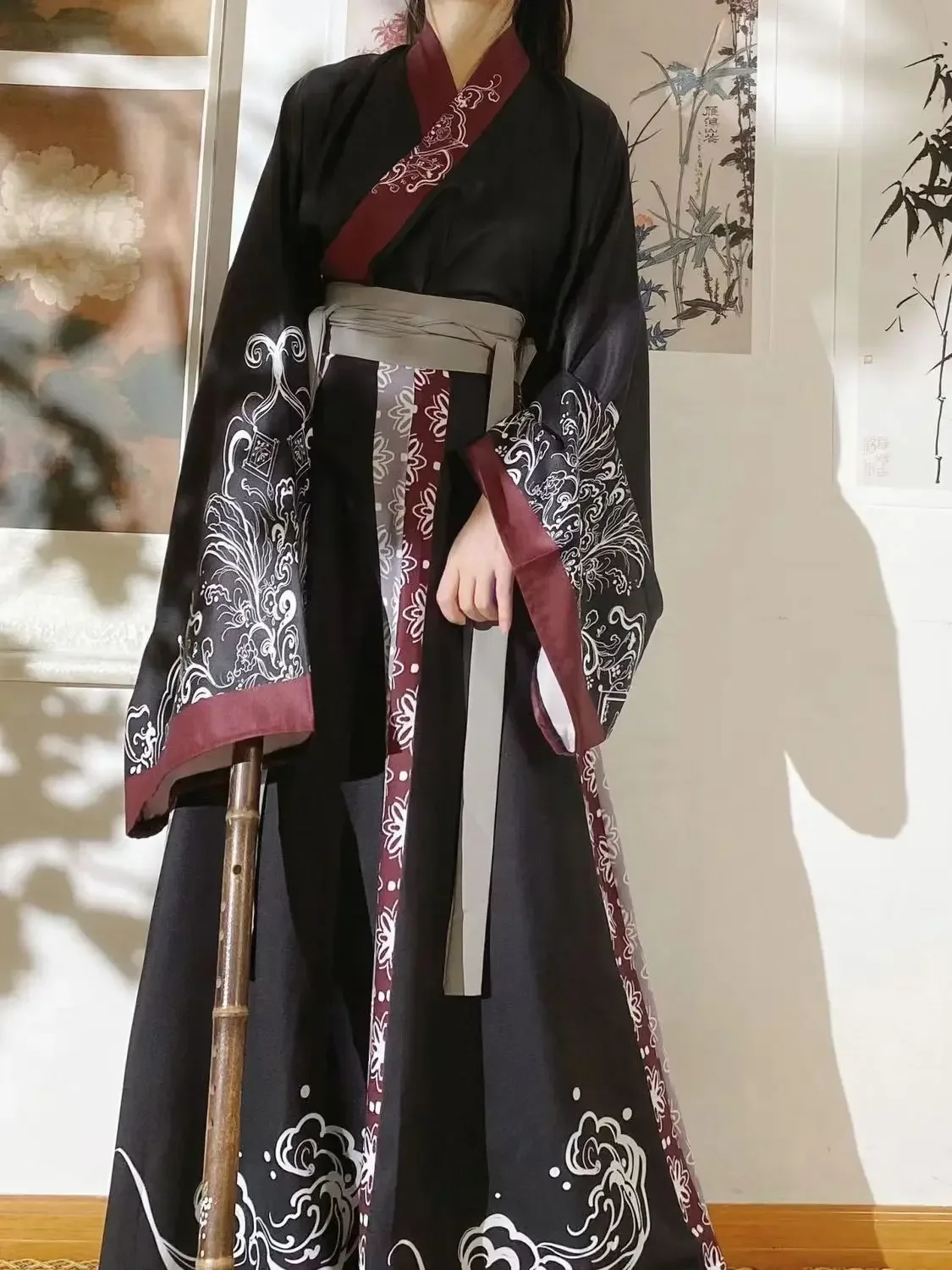 Kostum cosplay Cina kuno Hanfu untuk wanita setelan Tang tradisional Cina Hanfu Vestido Tradicional Chino Para Mujer