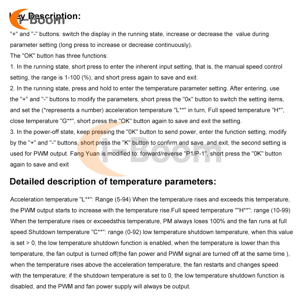 12V PWM 4 Wire Temperature Speed Controller Governor Module Temperature RPM LED Display Cooling Fan Control Switch