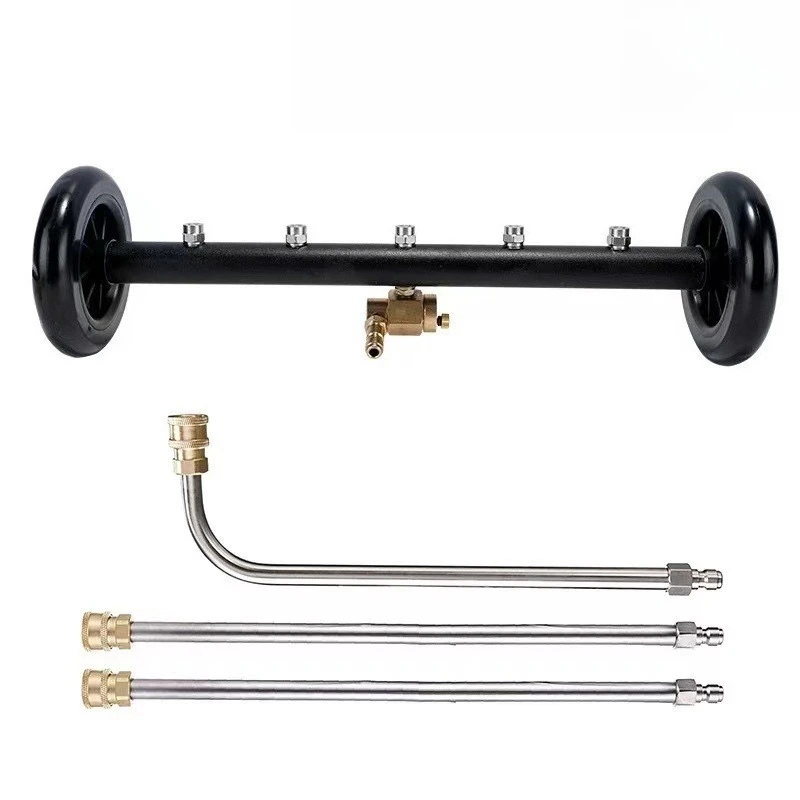

Multifunctional automobile chassis cleaning nozzle pavement cleaner dual-purpose adjustable angle high pressure cleaning nozzle