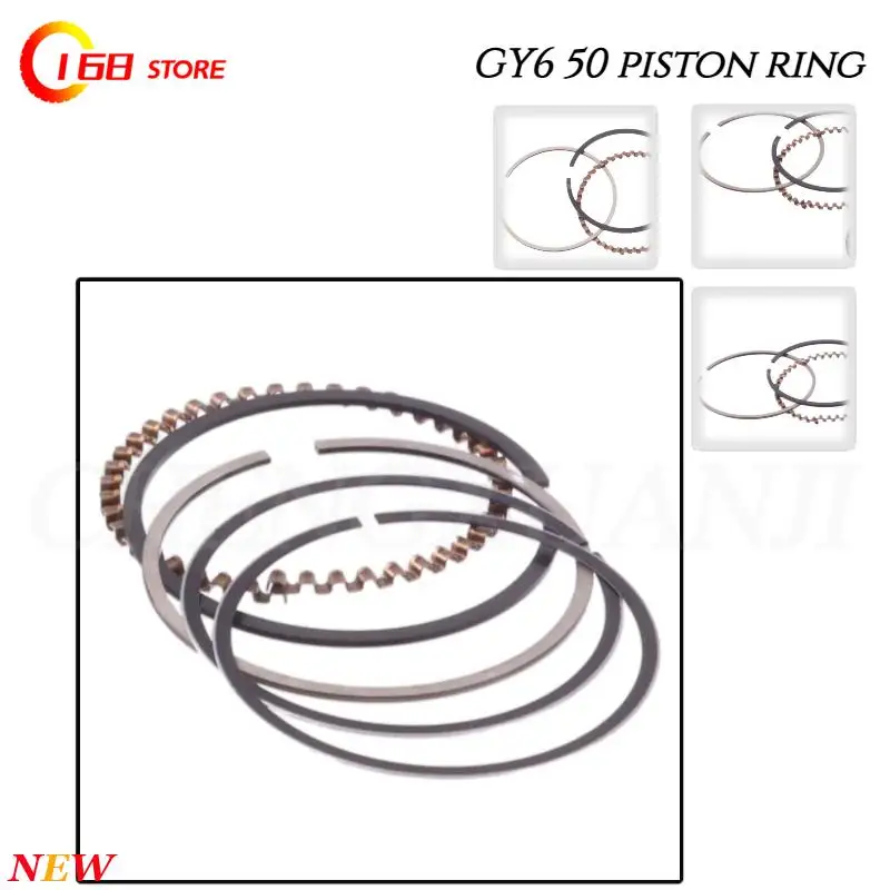 

Scooter Engine Piston Rings: STD/Modified Sets for JH70 DY90 GK5 GY6-50 Motorcycle Models