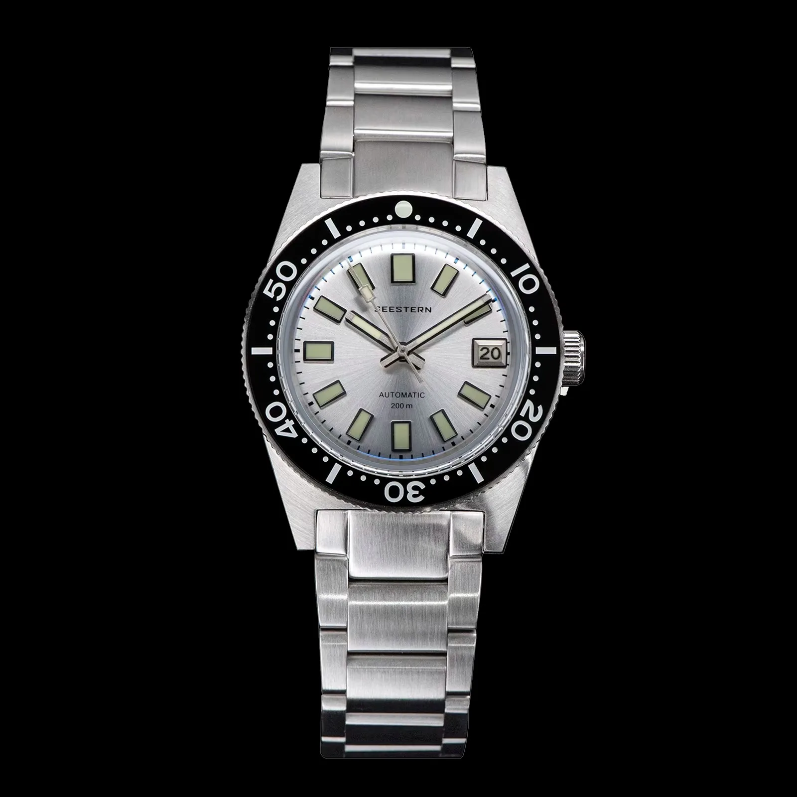 SEESTERN 62MAS Men's Diving Watch Automatic Mechanical Wristwatch with Japan NH35 Movement Sapphire Crystal Luminous Bezel